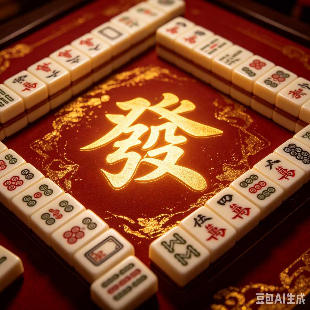 logo engrave mahjong tiles